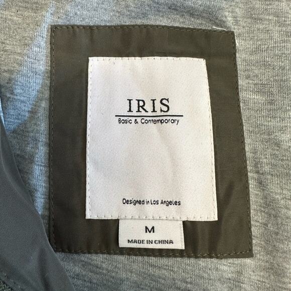 Iris Utility Jacket Parka Women's Medium M Green Hooded Coat Outdoor Casual Army - Picture 2 of 6